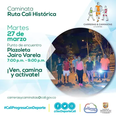 Caminata ruta Cali Histórica 