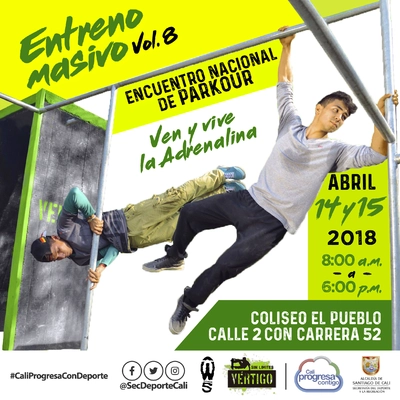 Entreno Masivo Vol. 8  Encuentro Nacional de Parkour día 2