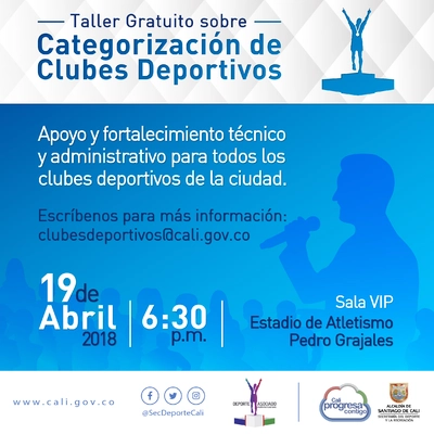 Taller gratuito Categorización de Clubes Deportivos