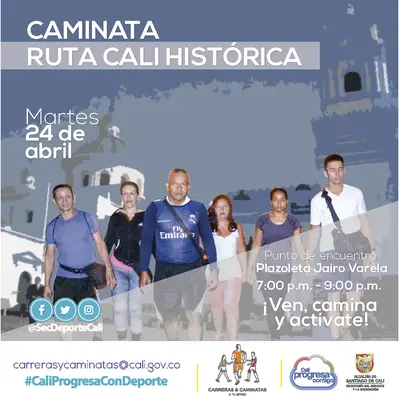 Caminata ruta Cali Histórica
