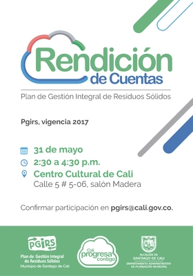 Rendición de cuentas PGIRS