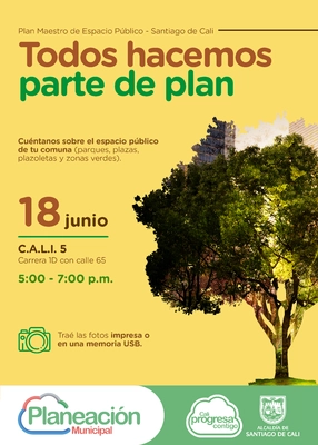 Jornada de participación ciudadana del Plan Maestro de Espacio Público