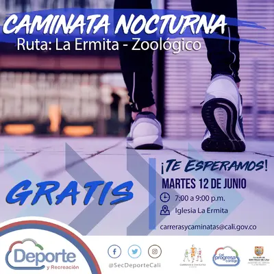 Caminata nocturna ruta La Ermita - Zoológico