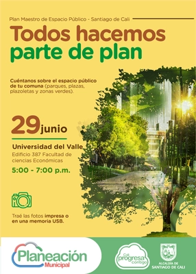 Jornada de participación Plan Maestro de Espacio Público comunas 16, 17, 19 y 22  