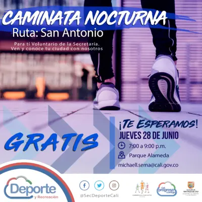 Caminata nocturna ruta San Antonio
