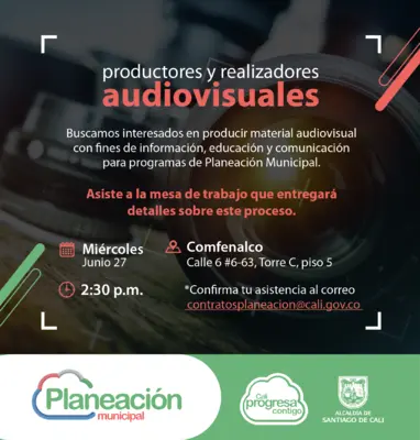 Mesa de trabajo con posibles oferentes de videos para Planeación Municipal