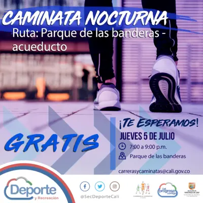 Caminata Nocturna Parque de las Banderas - Acueducto