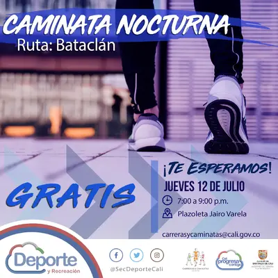 Caminata nocturna ruta Bataclán
