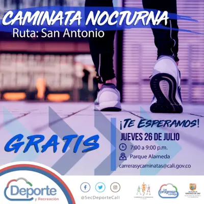 Caminata nocturna ruta San Antonio