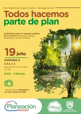 Jornada de participación Plan Maestro de Espacio Público comunas 2