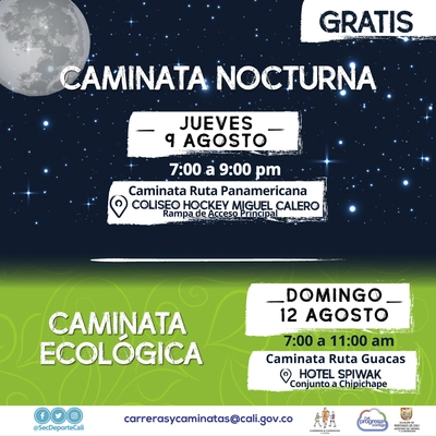 Caminata ecológica ruta Guacas