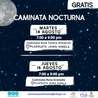 Caminata nocturna ruta Centro Histórico