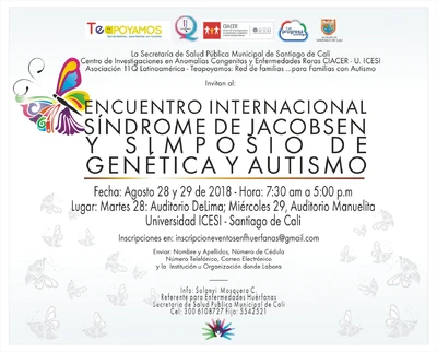 Encuentro Internacional Síndrome de Jacobsen y Simposio de Genética y Autismo