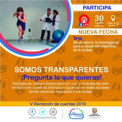 Somos Transparentes - Observatorio, la investigación para el desarrollo deportivo de la ciud