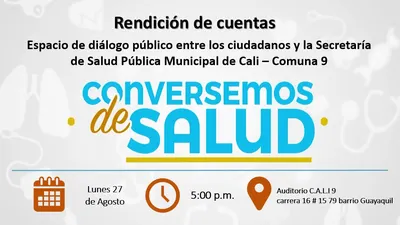 Rendición de Cuentas, Conversemos de Salud Comuna 9