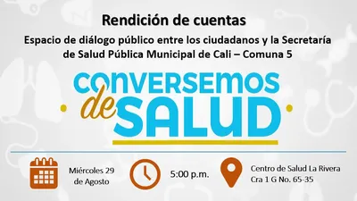 Rendición de Cuentas, Conversemos de Salud Comuna 5