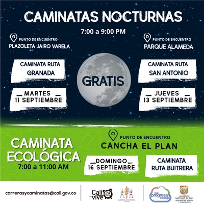 Caminata nocturna ruta San Antonio