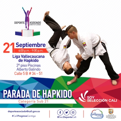 Parada de Hapkido categoría sub 21