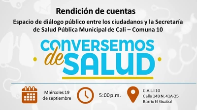 Rendición de Cuentas, Conversemos de Salud Comuna 10