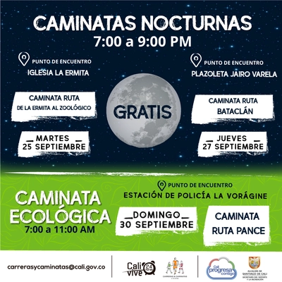 Caminata nocturna ruta Bataclán