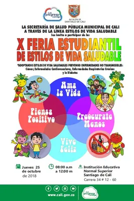 X Feria Estudiantil de Estilos de Vida Saludable