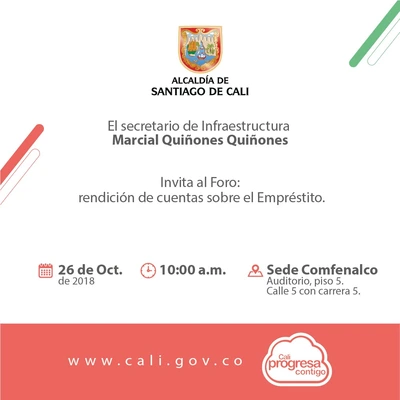 Rendición de Cuentas Obras Emprestito