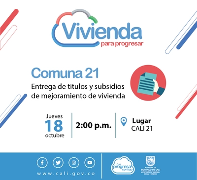 Entrega de títulos y subsidios de mejoramiento de vivienda