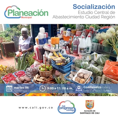 Socialización estudio de abastecimiento de la Ciudad-Región