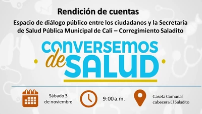 Rendición de Cuentas, Conversemos de Salud Corregimiento Saladito