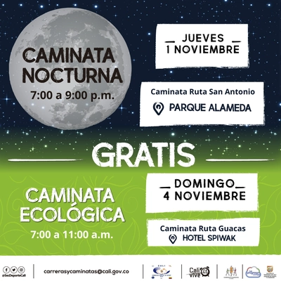 Caminata ecológica ruta Guacas