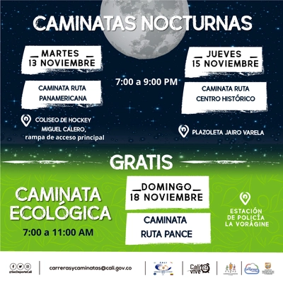 Caminata nocturna ruta Centro Histórico