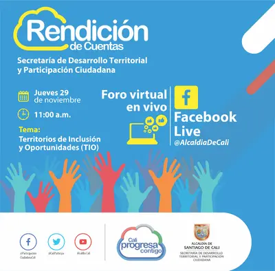 Tercera jornada de Rendición de Cuentas Secretaría de Desarrollo Territorial y Participación Ciudadana