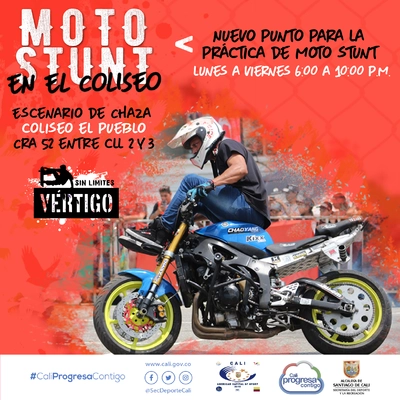 Moto Stunt en el coliseo 