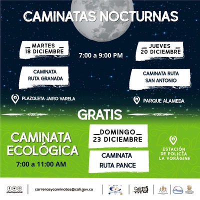 Caminata nocturna ruta San Antonio