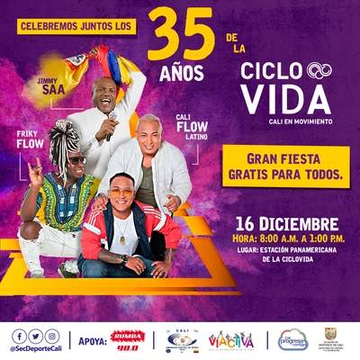 Celebración de los 35 años de la Ciclovida