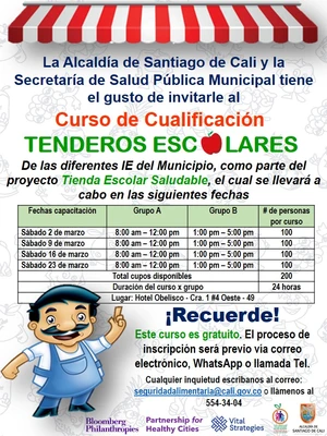 Curso de cualificación, tenderos escolares