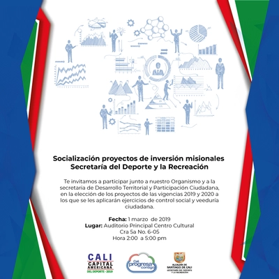 Socialización de proyectos de inversión misionales 
