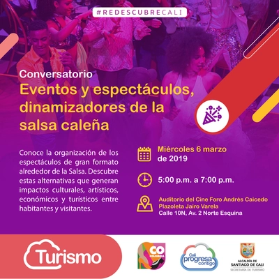 Conversatorio Eventos y espectáculos,  dinamizadores de la salsa caleño