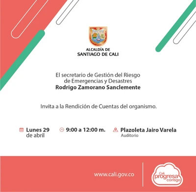 Invitación a Primera Rendición de Cuentas 2019