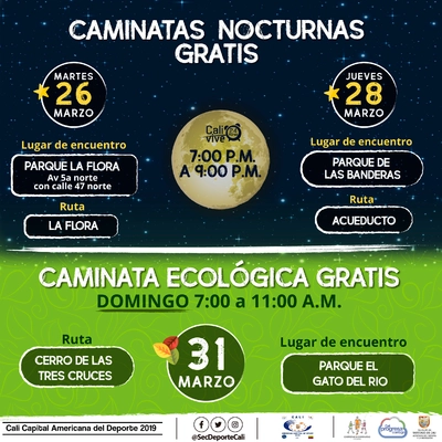 Caminata nocturna ruta Acueducto