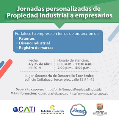 Jornadas personalizadas de propiedad industrial a empresarios