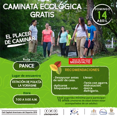 Caminata Ecológica ruta Pance