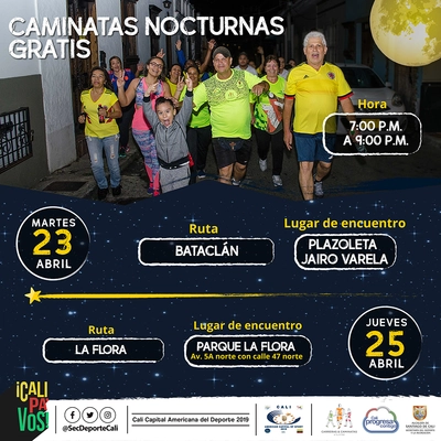 Caminata nocturna ruta Bataclán