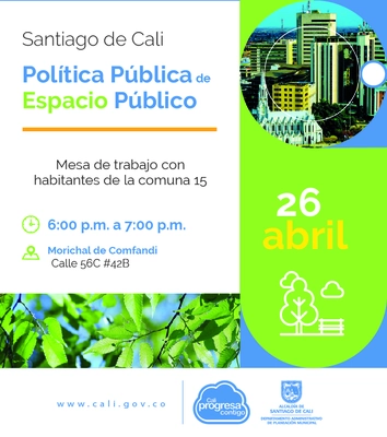 Política Pública De Espacio Público comuna 15