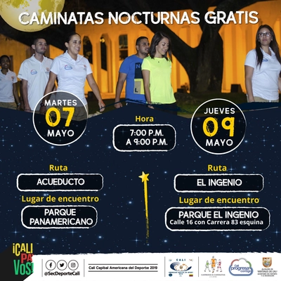 Caminata nocturna ruta Acueducto