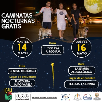 Caminata nocturna ruta Centro Histórico