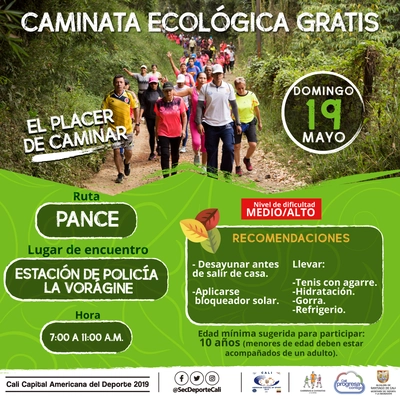 Caminata Ecológica ruta Pance