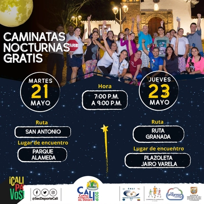 Caminata nocturna ruta San Antonio