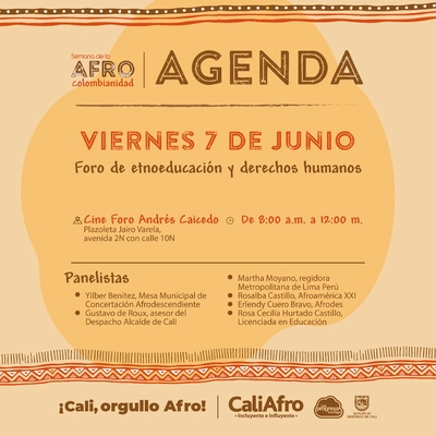 Foro de etnoeducación y derechos humanos
