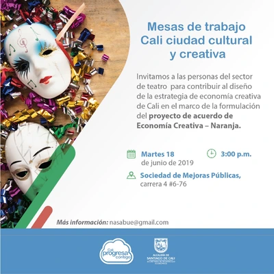 Mesas de trabajo para el sector de teatro